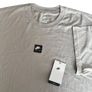 NEW Nike Sportswear Max90 T Shirt HJ0726-009 Mens 2XL Beige Short Sleeve $45